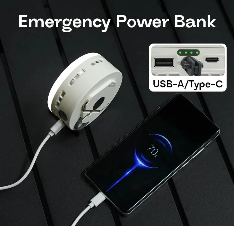 Rechargeable 36W Camping Lantern with Magnet – 700LM LED, 4800mAh Power Bank, 3 Light Modes for Outdoor & Emergency