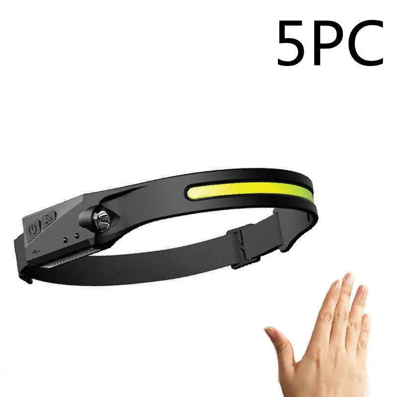 Rechargeable COB LED Induction Headlamp