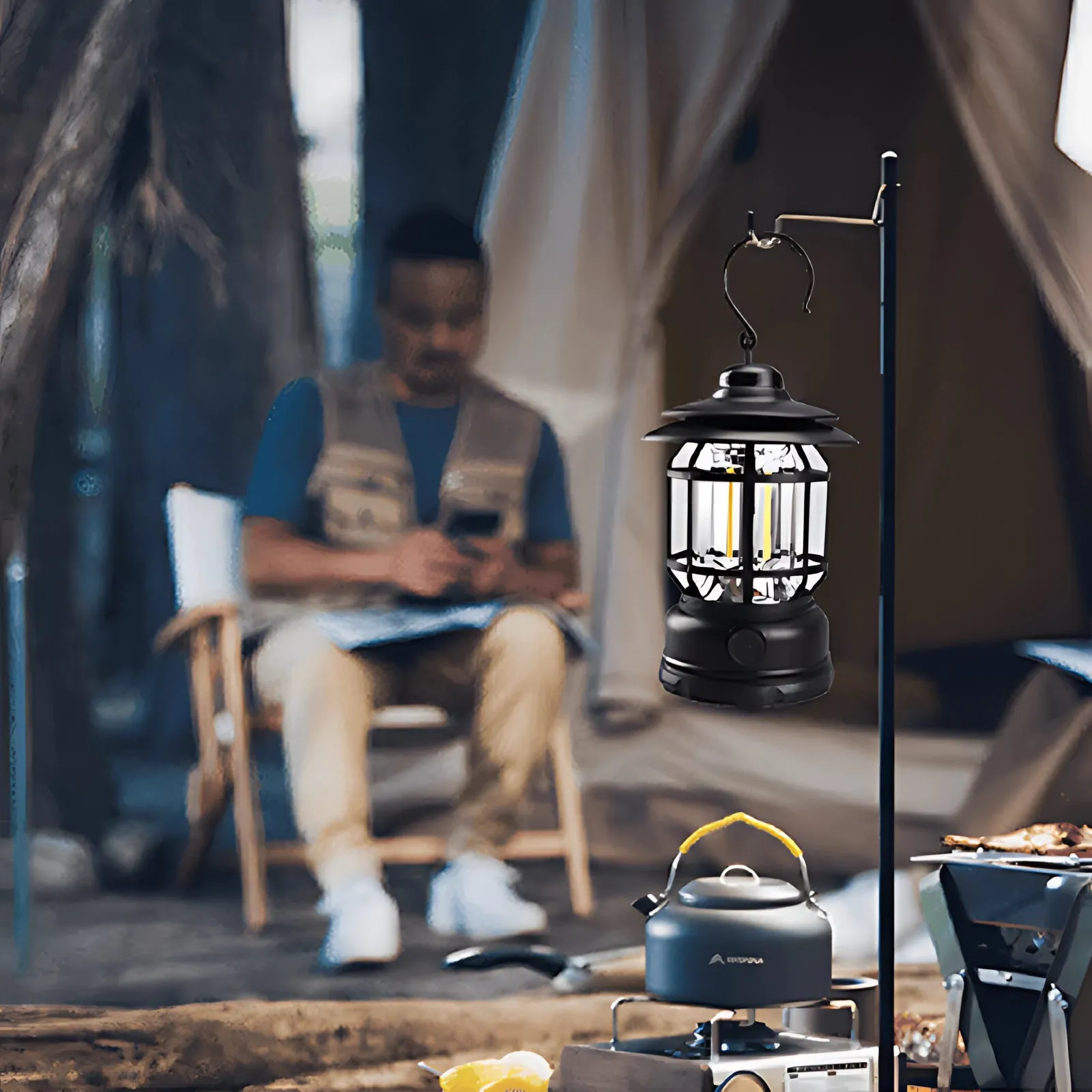Rechargeable LED Camping Lantern | Portable & Weather-Resistant