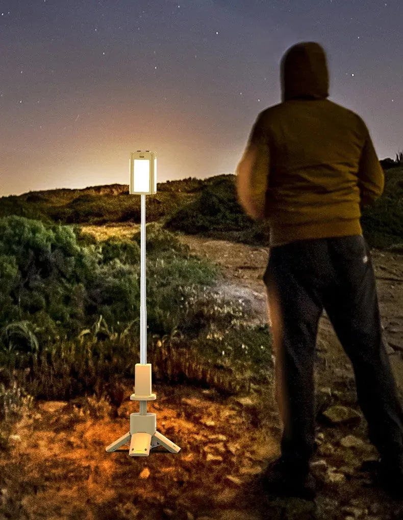 Rechargeable Telescopic Tent Light – Super Bright 14000mAh Magnetic LED Lantern for Hiking, Fishing, and Outdoor Activities