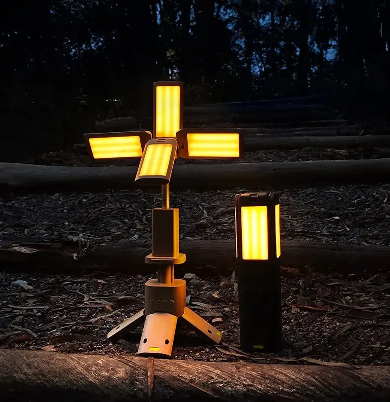 Rechargeable Telescopic Tent Light – Super Bright 14000mAh Magnetic LED Lantern for Hiking, Fishing, and Outdoor Activities
