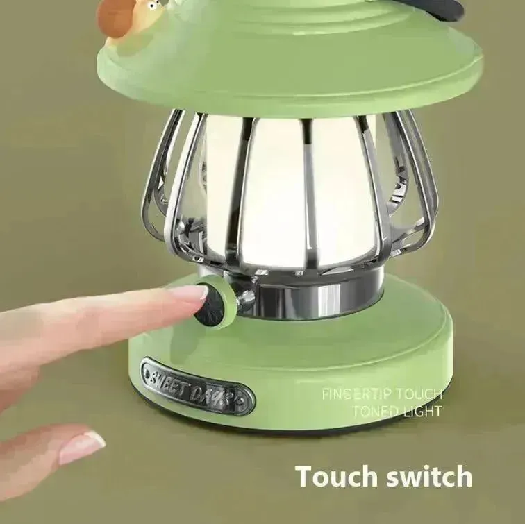Retro USB Touch Dimming LED Lantern
