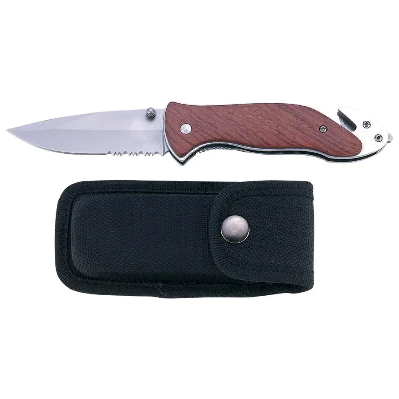 Rostfrei Rosewood Handle Liner Lock Knife Free Shipping 138