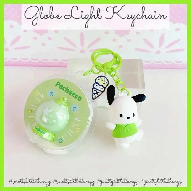 Sanrio Light Up Globe Keychain