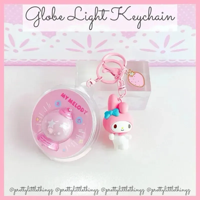 Sanrio Light Up Globe Keychain