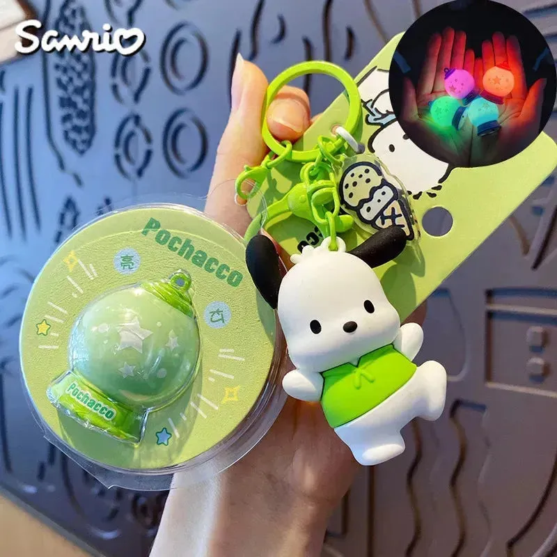Sanrio Light Up Globe Keychain