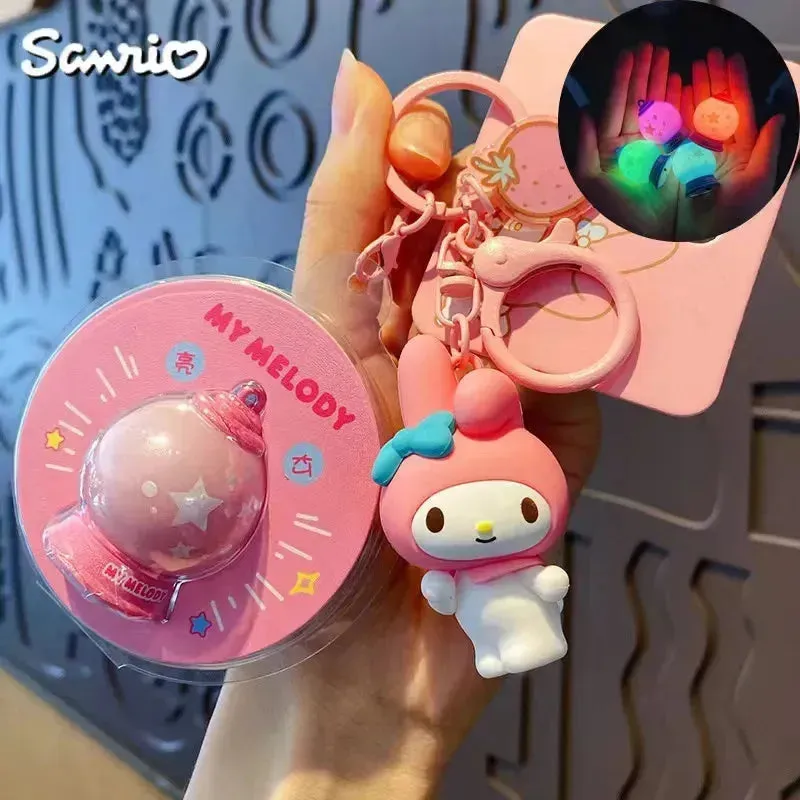 Sanrio Light Up Globe Keychain