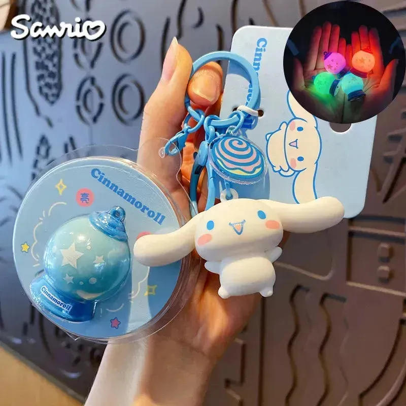 Sanrio Light Up Globe Keychain