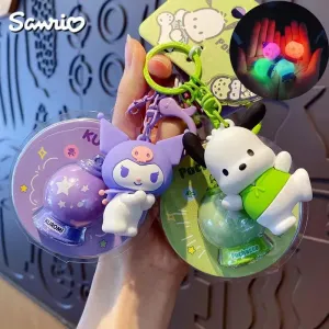 Sanrio Light Up Globe Keychain