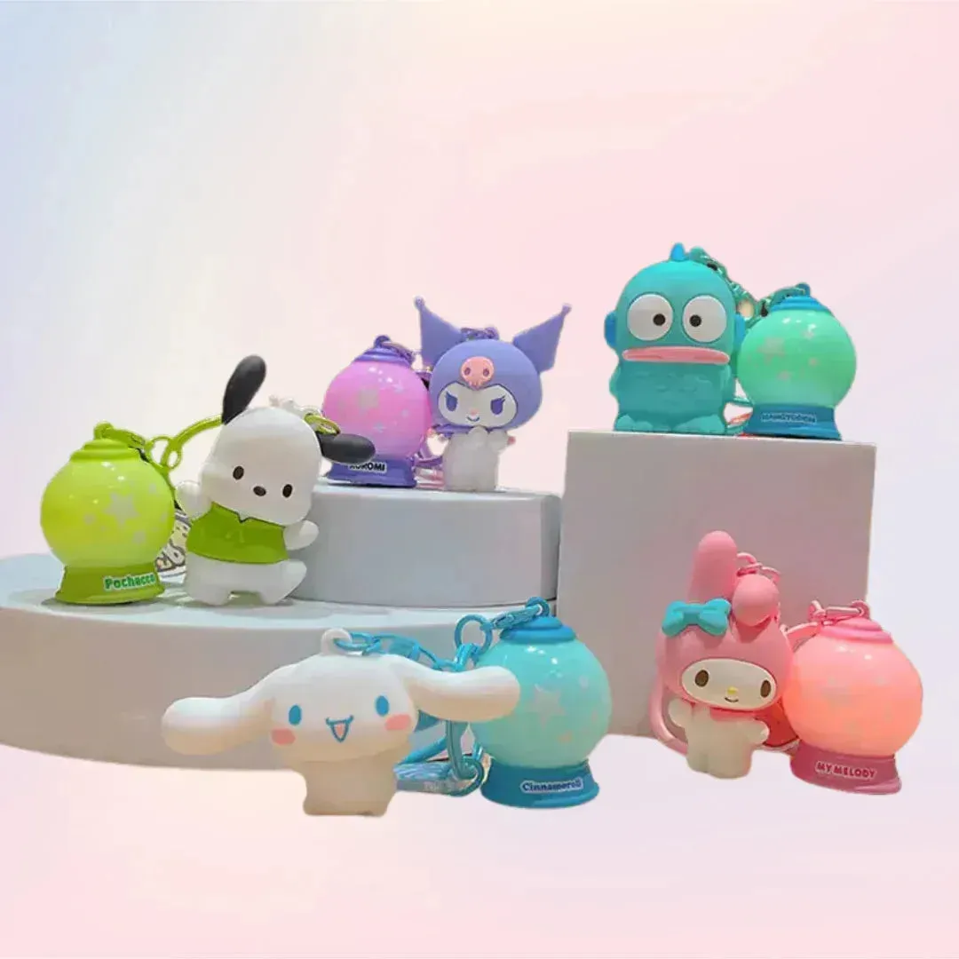 Sanrio Light Up Globe Keychain