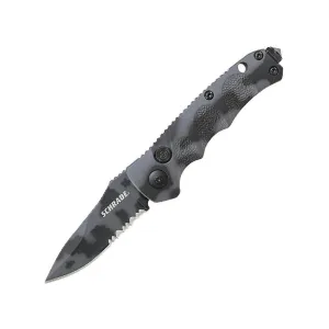 Schrade Mini Push Button Folding Knife PS Drop Point Blade