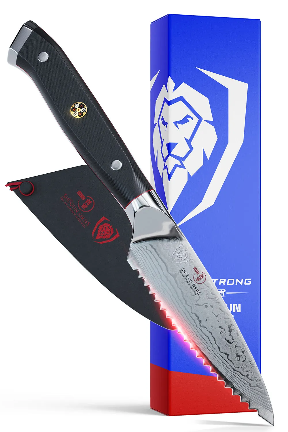 Serrated Paring Knife 3.5" | Shogun Series | ELITE | Dalstrong ©
