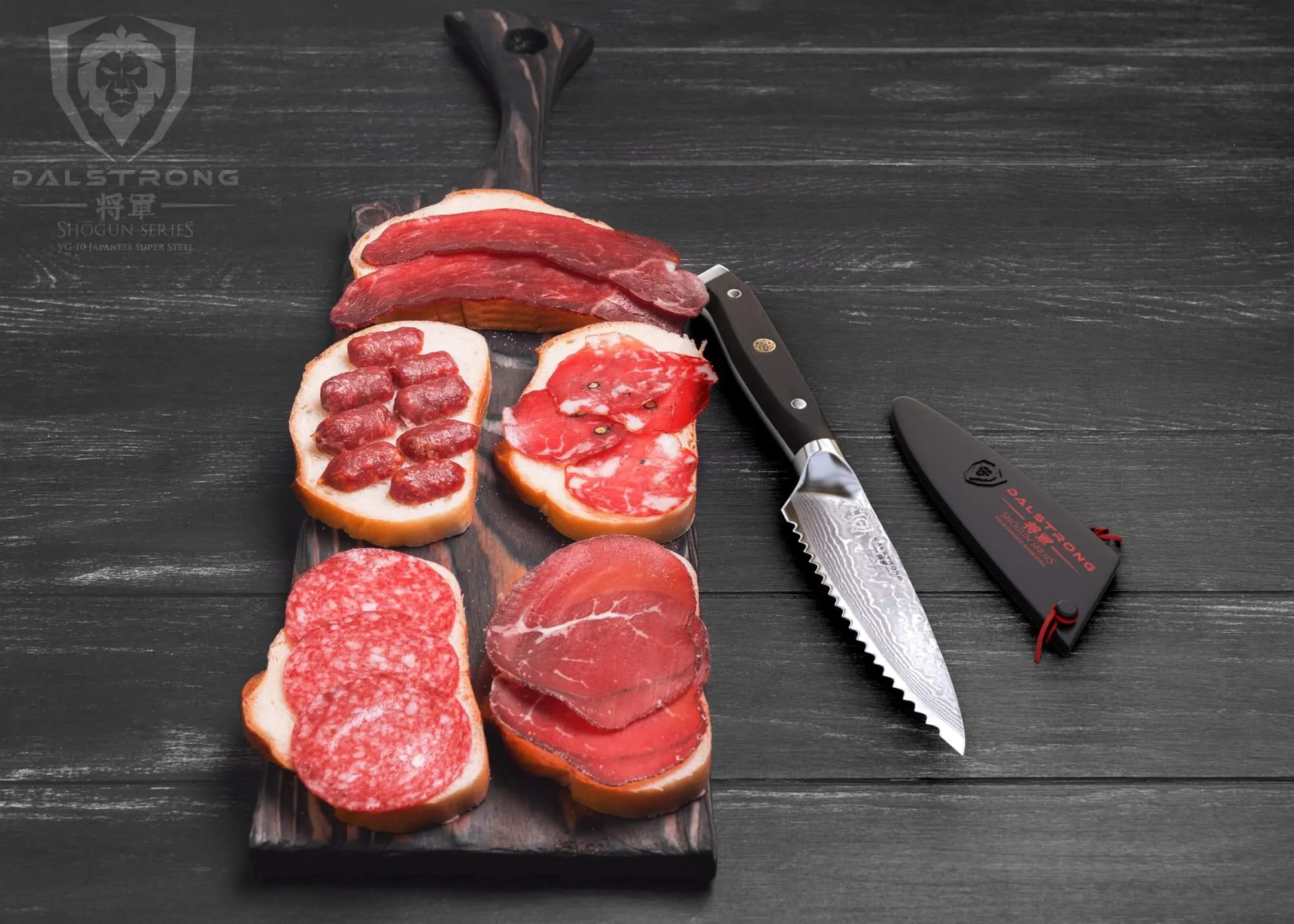 Serrated Paring Knife 3.5" | Shogun Series | ELITE | Dalstrong ©