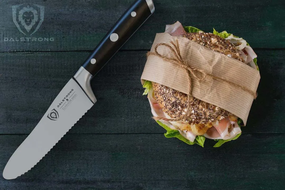 Serrated Sandwich, Deli & Utility Knife 6" | Gladiator Series | NSF Certified | Dalstrong ©
