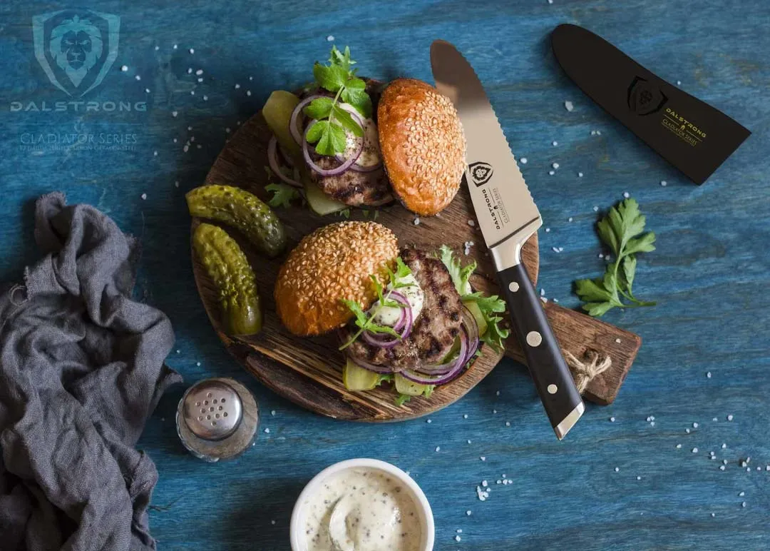 Serrated Sandwich, Deli & Utility Knife 6" | Gladiator Series | NSF Certified | Dalstrong ©