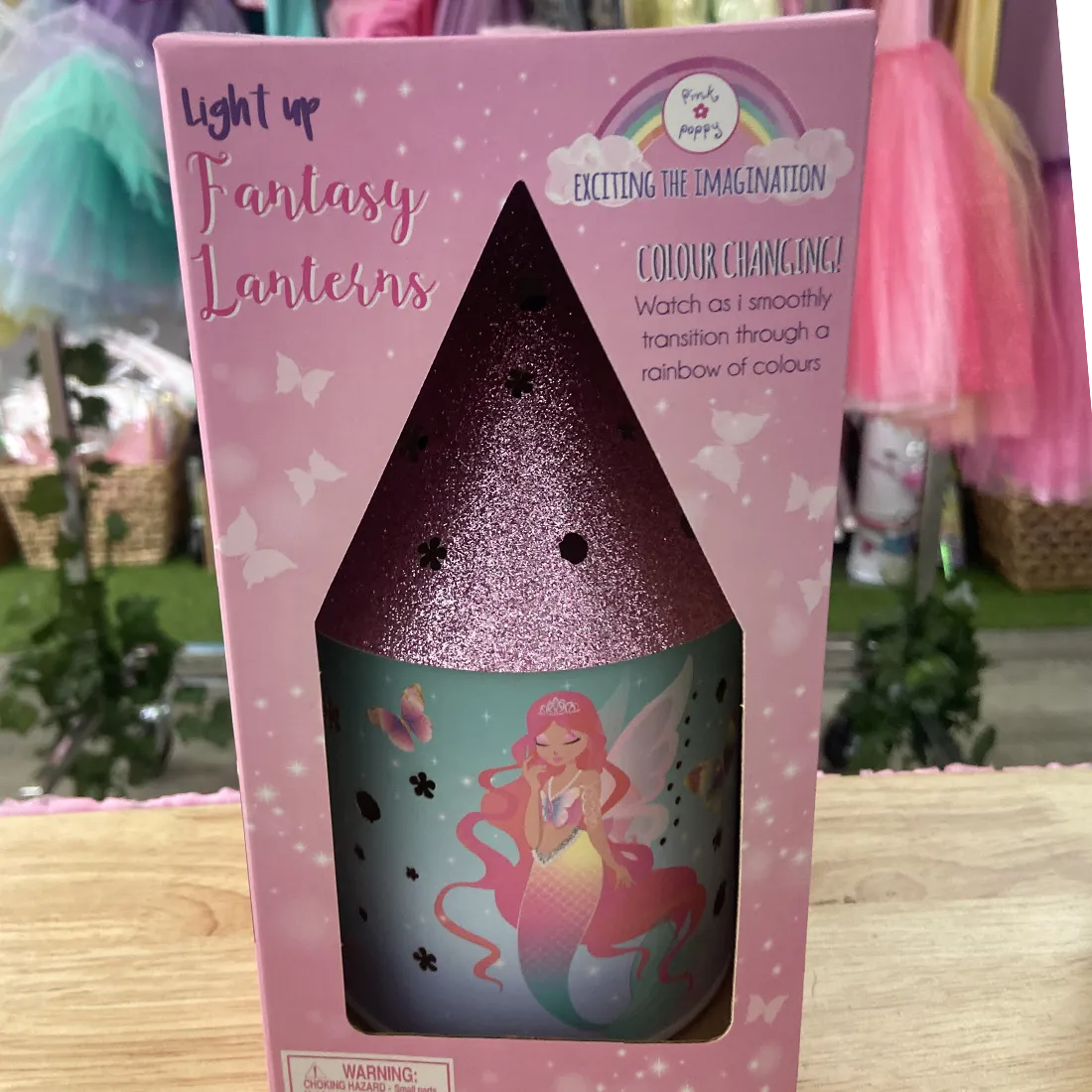 Shimmering Mermaid Colour Changing LED Lantern