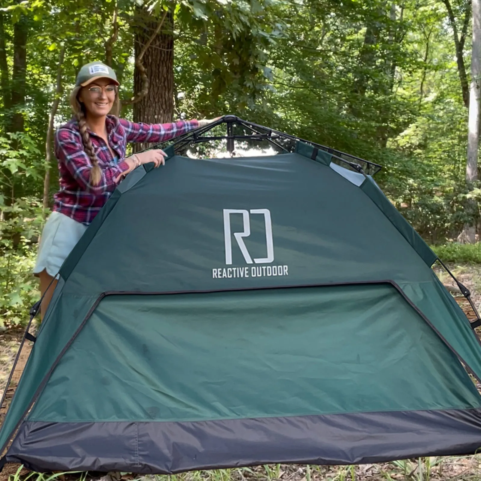 Small-Sized 3 Secs Tent   FREE Camping Tarp (For 1-2 Person, US)