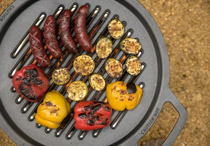 Solo Stove- Bonfire Grill Accessory Bundle (Cast Iron Grill Top   Hub)