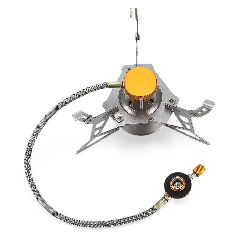 Split Camping Windproof Percentage-off Burner Hot-selling Outdoor Stove Gas Folding Portable