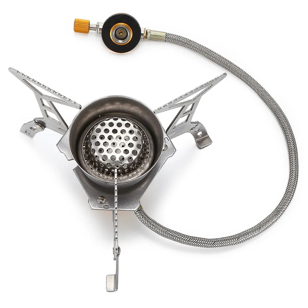 Split Camping Windproof Percentage-off Burner Hot-selling Outdoor Stove Gas Folding Portable