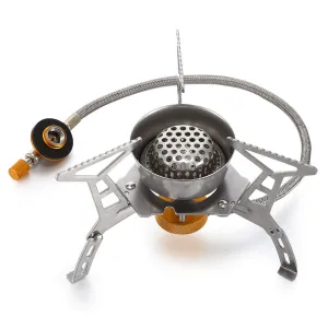 Split Camping Windproof Percentage-off Burner Hot-selling Outdoor Stove Gas Folding Portable