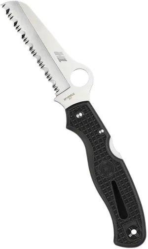 Spyderco Atlantic Salt Rust Free Serrated Edge Knife