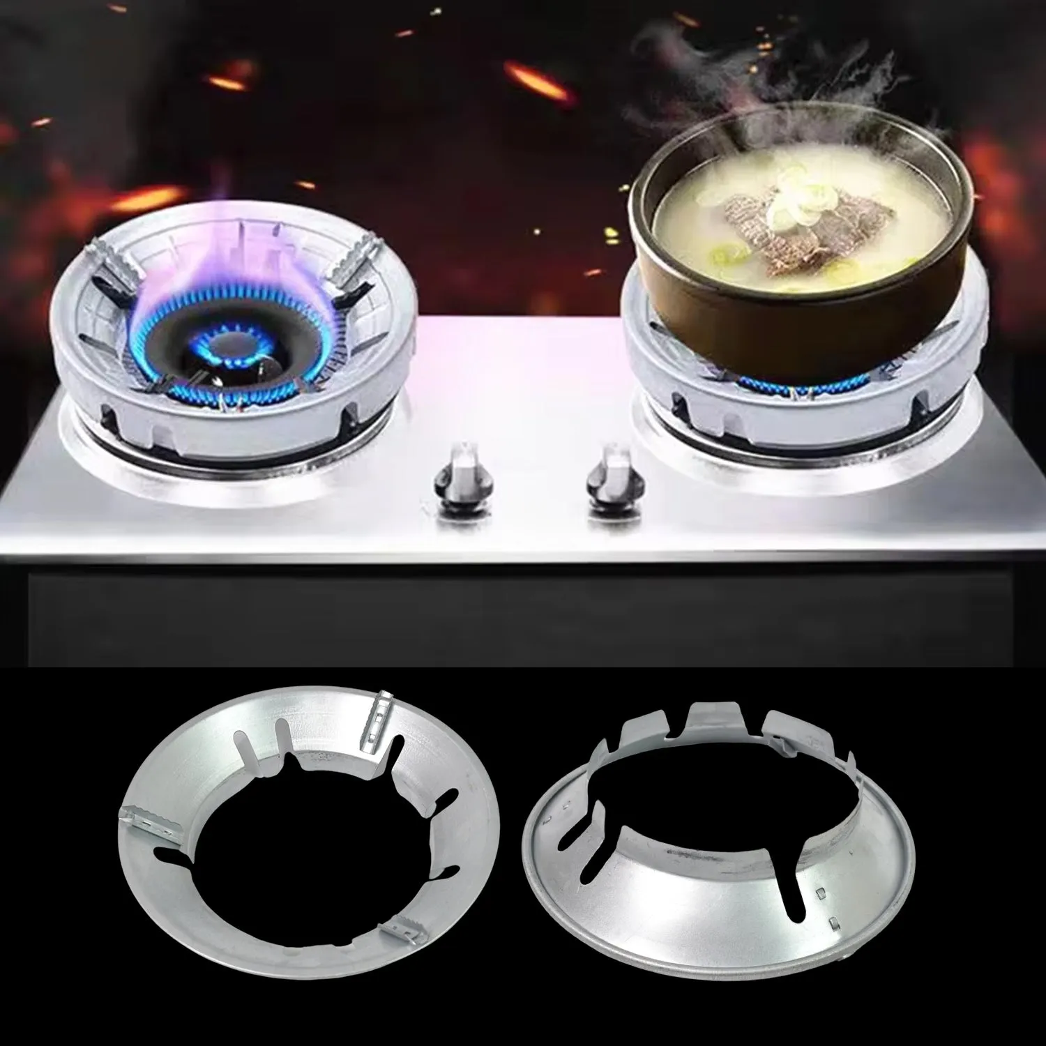Stand (221 Stove Gas 1 Pc) Gm Burner / Fall discount Modern design / Cover