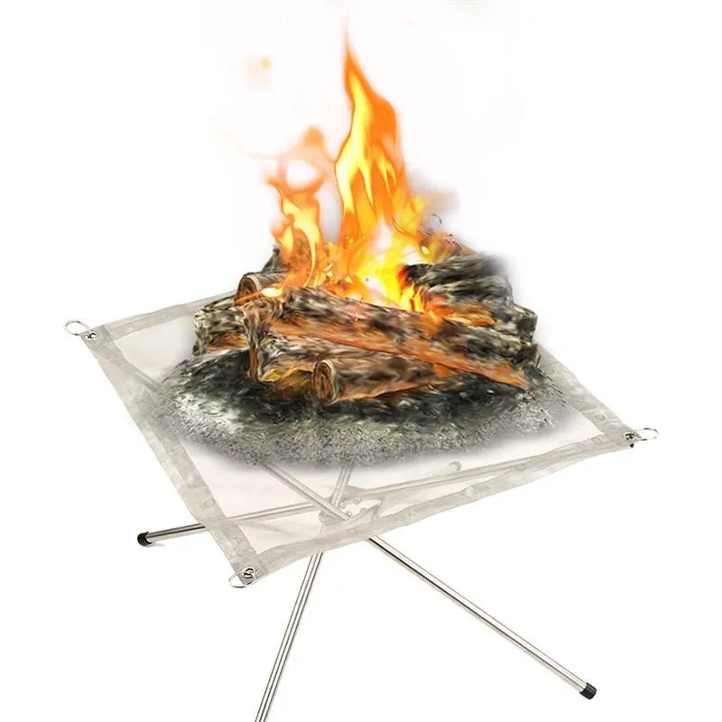 Steel Stand Portable Stainless Tailored options Campfire Limited-stock Folding