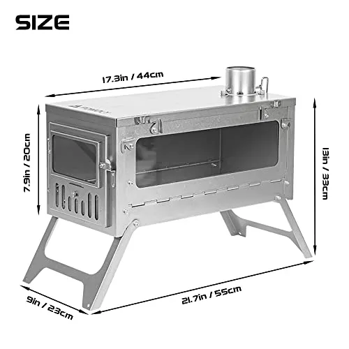 T1 Ultra Fastfold Titanium Stove | Camping Tent Stove for 3-6P