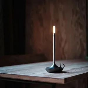 Taavita - Dimmable Rechargeable LED Table Lamp | Modern Lantern for Warm Lighting with Atmospheric Light