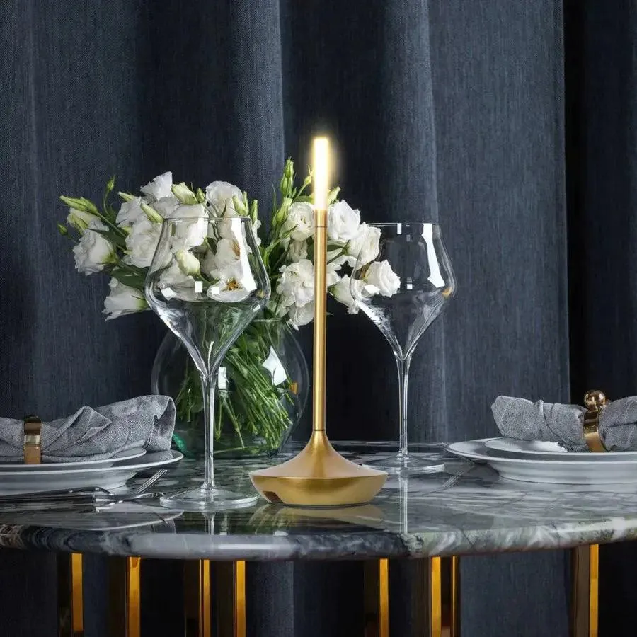 Taavita - Dimmable Rechargeable LED Table Lamp | Modern Lantern for Warm Lighting with Atmospheric Light