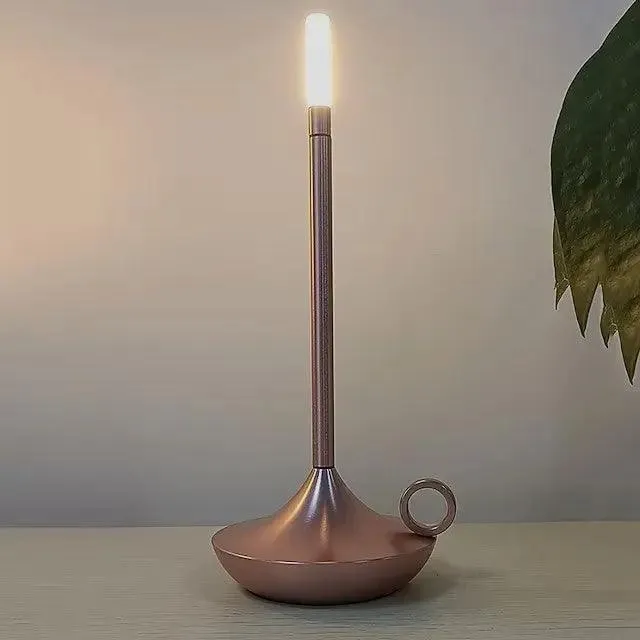 Taavita - Dimmable Rechargeable LED Table Lamp | Modern Lantern for Warm Lighting with Atmospheric Light