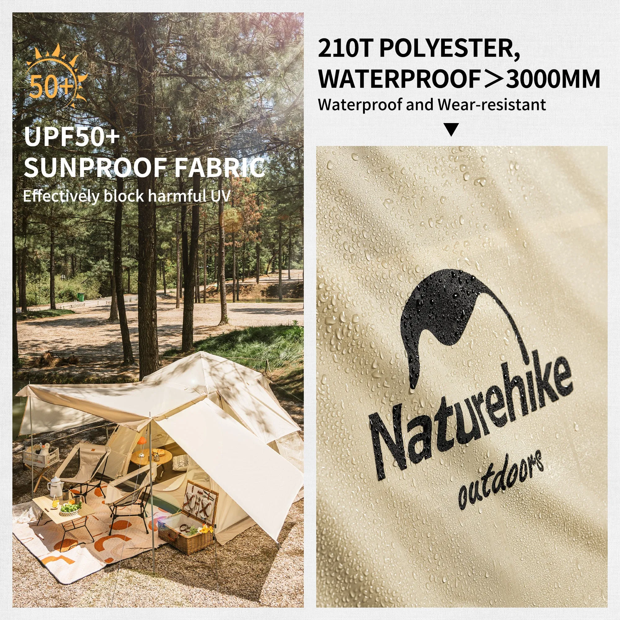 Tent Hall Upf Naturehike (With Men Ango Pole) Timeless Value-packed 50  For Up Pop 4