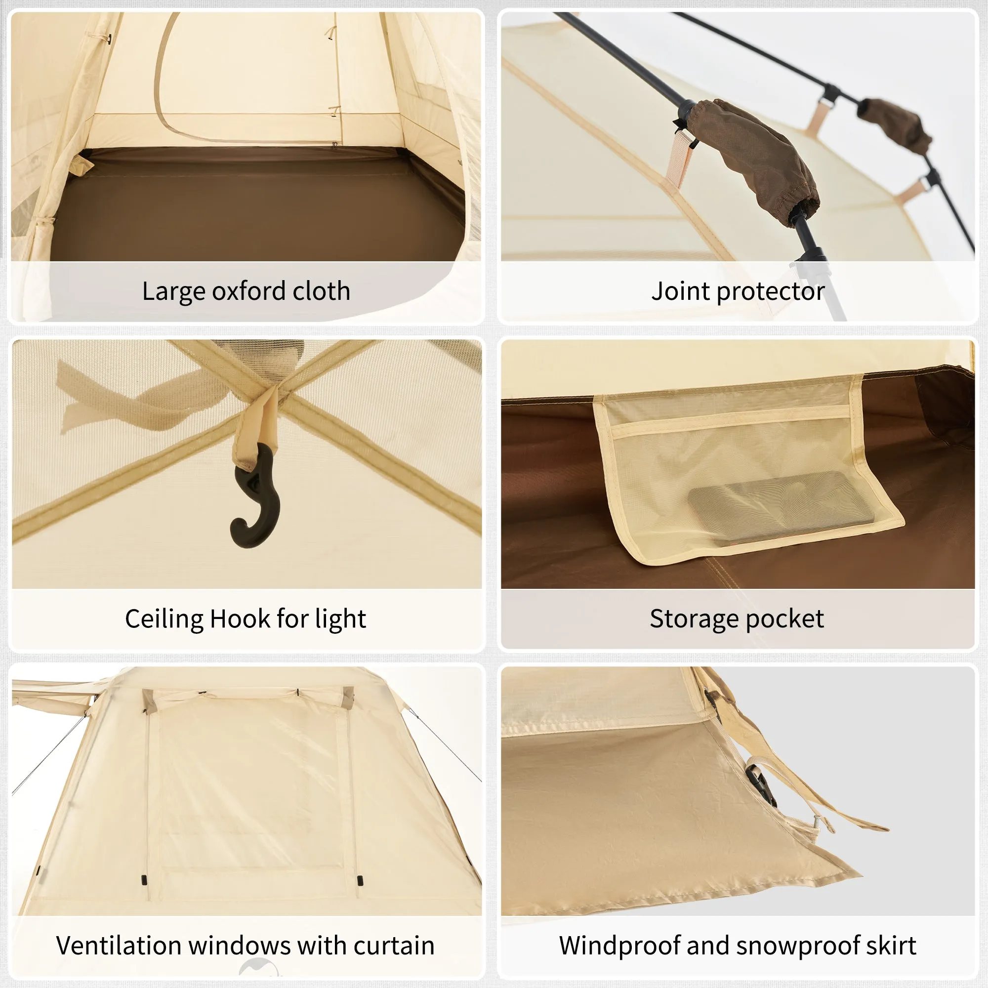 Tent Hall Upf Naturehike (With Men Ango Pole) Timeless Value-packed 50  For Up Pop 4
