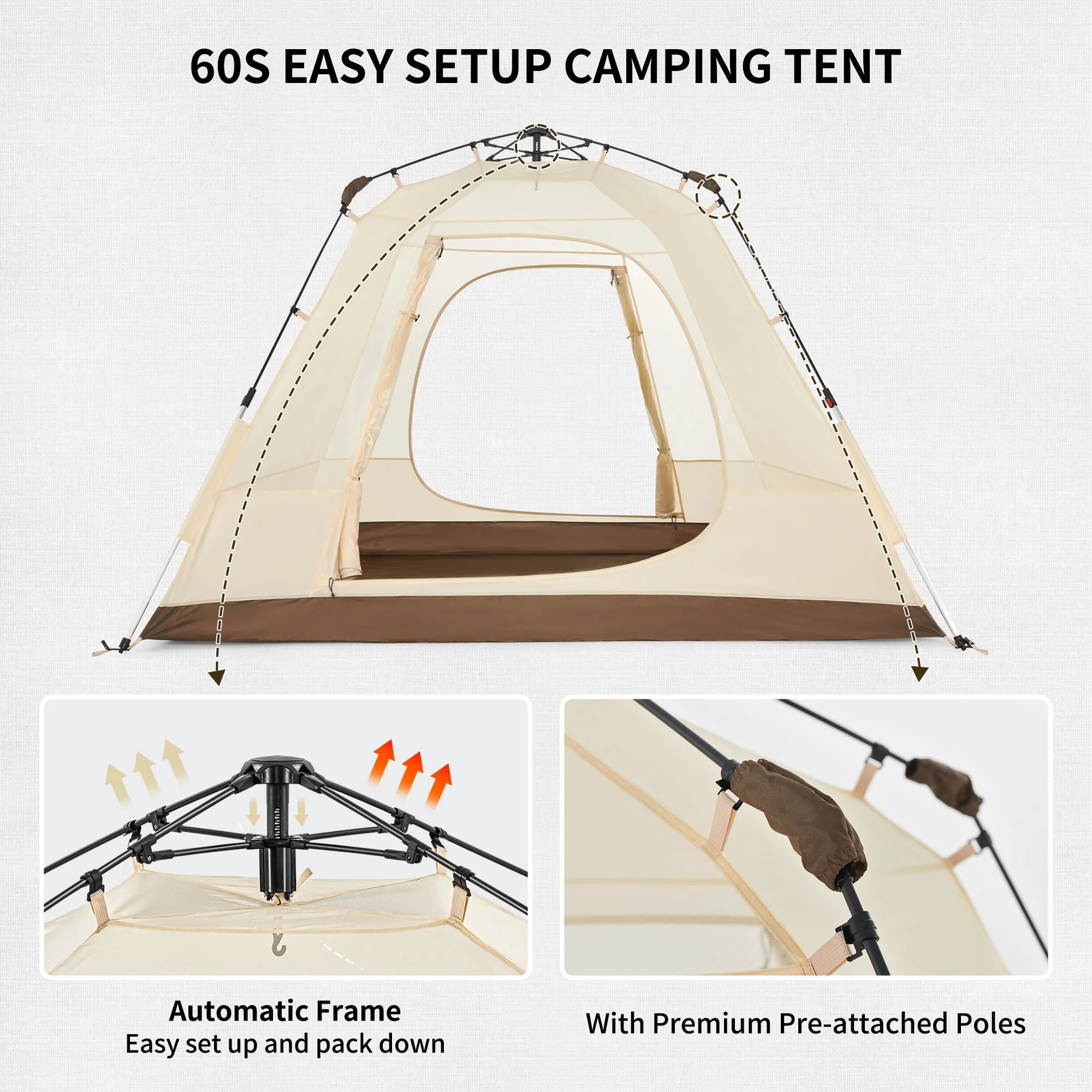 Tent Hall Upf Naturehike (With Men Ango Pole) Timeless Value-packed 50  For Up Pop 4