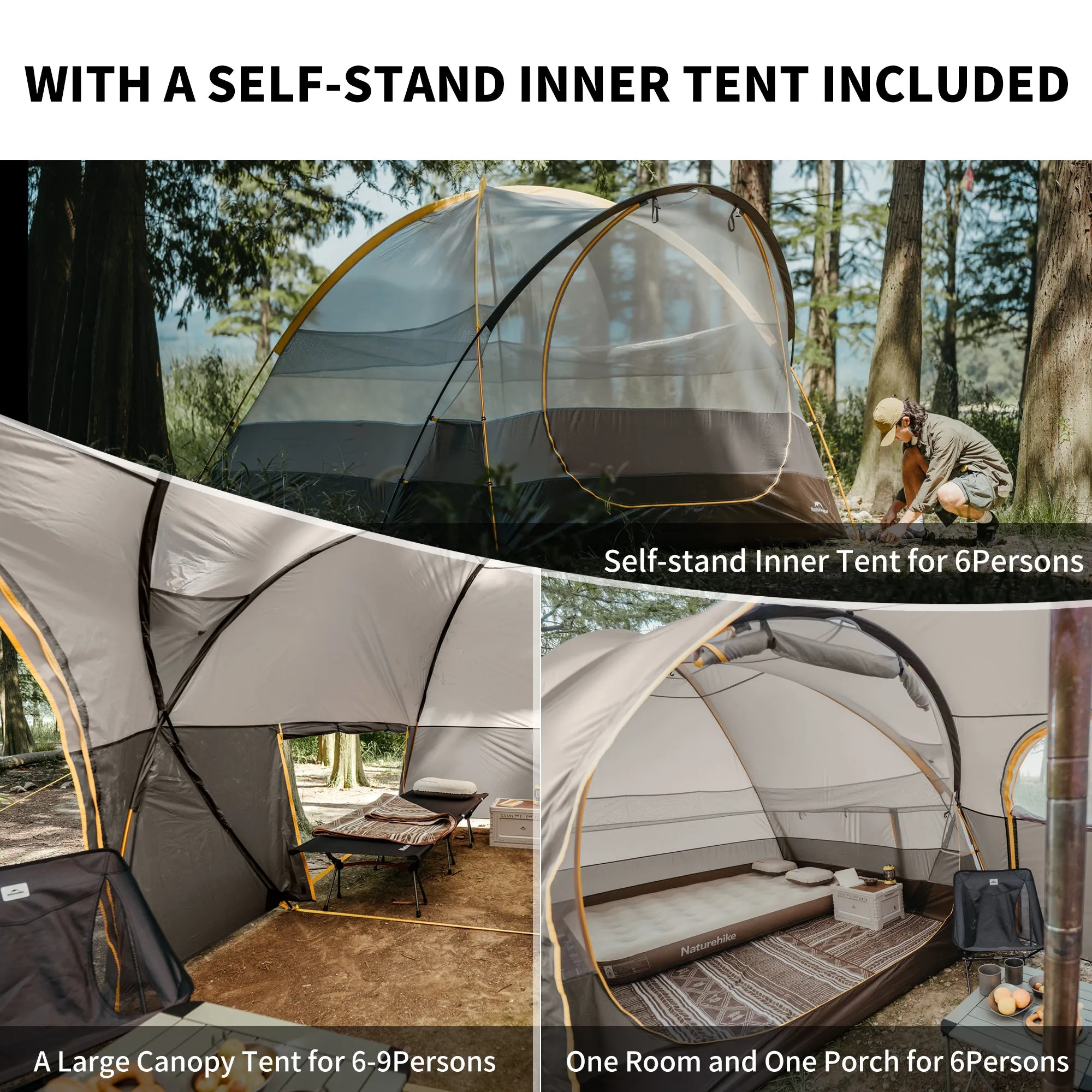 Tent Premium for less Naturehike Light Kota Brownish Gray Multi-buy offer 6