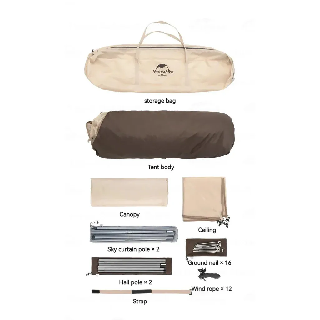 Tent (With Record-breaking sale Naturehike Wide selection Version Canopy Pole) Ango Automatic Hall
