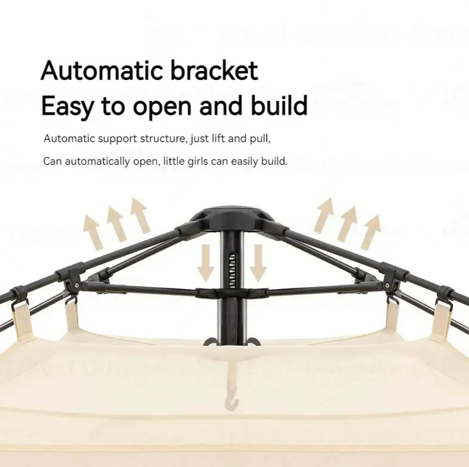 Tent (With Record-breaking sale Naturehike Wide selection Version Canopy Pole) Ango Automatic Hall
