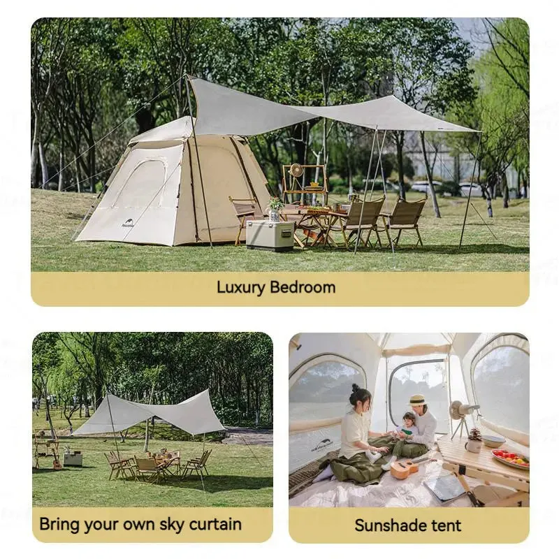 Tent (With Record-breaking sale Naturehike Wide selection Version Canopy Pole) Ango Automatic Hall