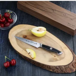 Thomas Keller Signature Serrated Utility 5 inch Black