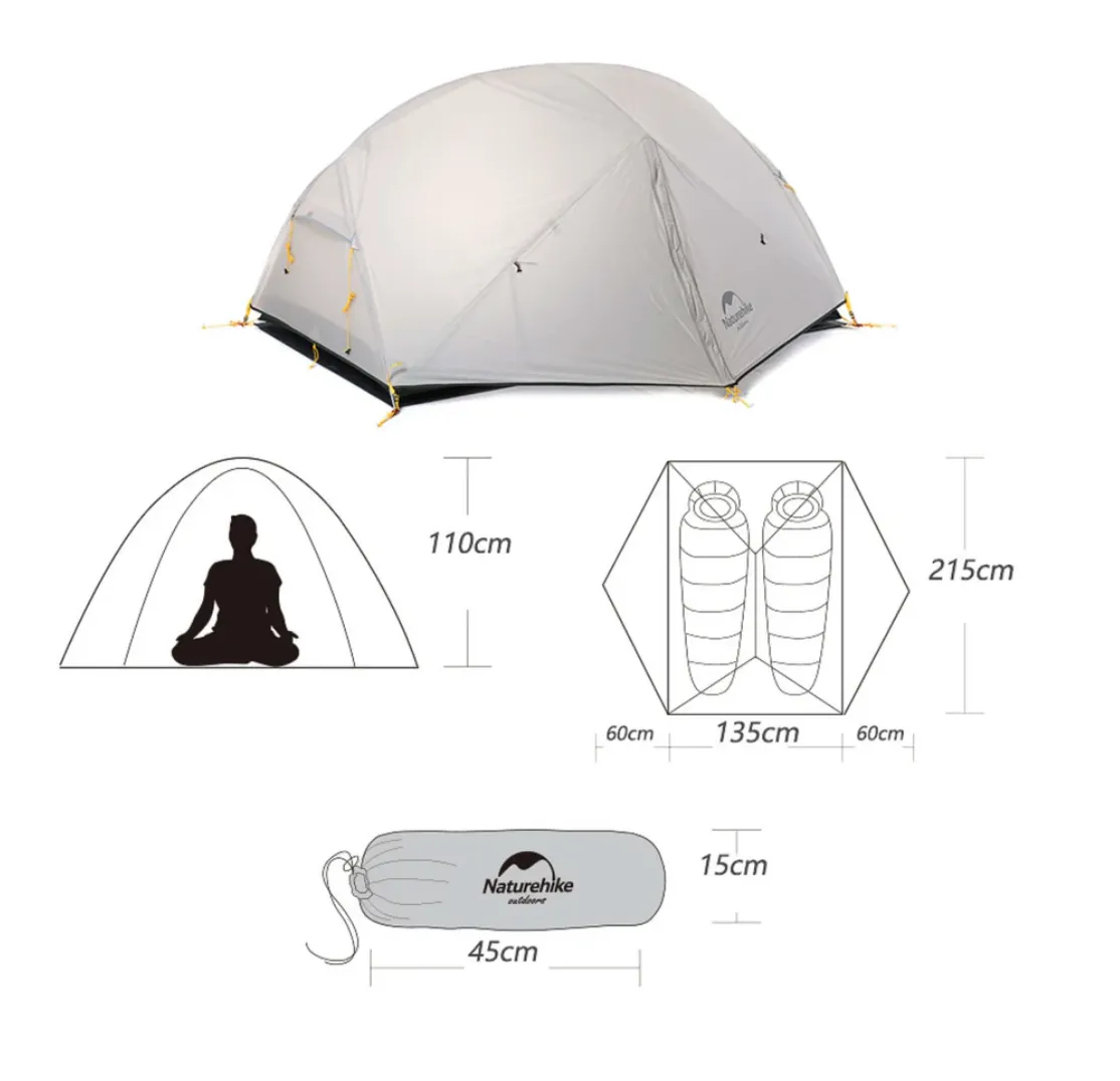 Ultralight Free international delivery Mongar Tent Naturehike Expert advice 2 Person