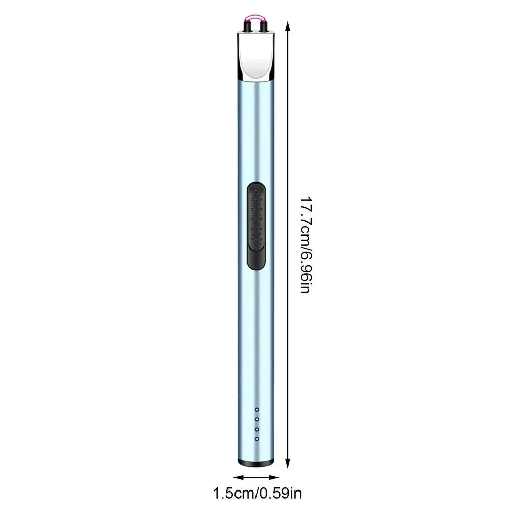 USB Electric Lighter Windproof Kitchen Lighter Rechargeable Arc Lighter Gas Stove Outdoor BBQ Candle Pulse Ignition Guns