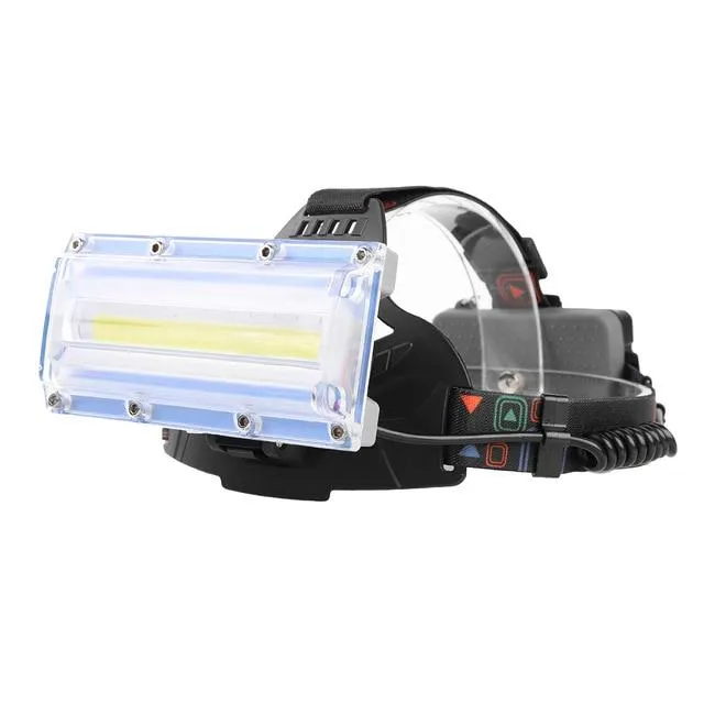 USB Rechargeable Headlight COB LED Powerful Work Headlamp Torch Flashlight Fishing Head Lamp 18650 Battery Working Lantern