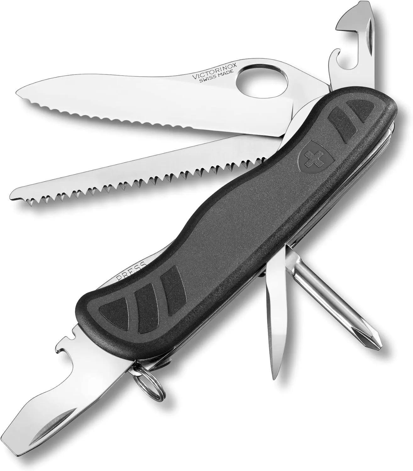 Victorinox Unisex's Soldier Swiss Army Pocket Knife, 8 cm/Large, Green/Black (Blister)