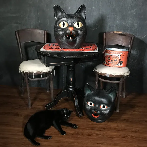 Vintage Inspired Cat Jack-o-lantern, Choose Your Style