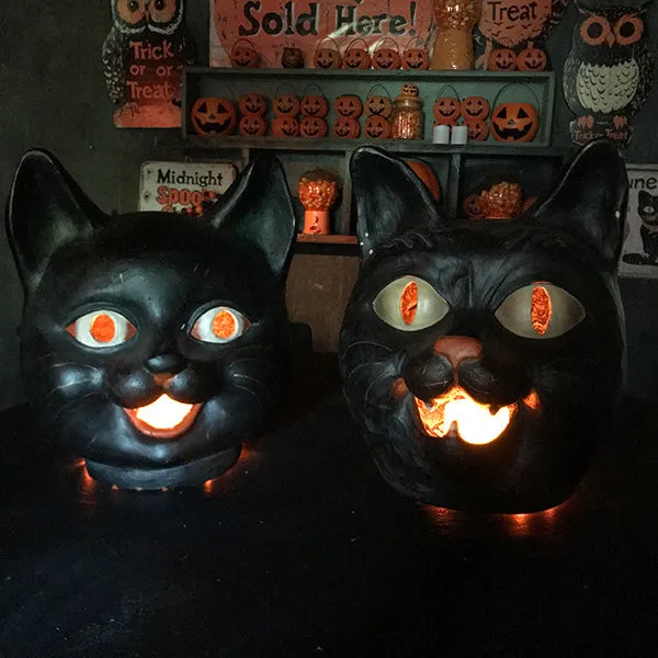 Vintage Inspired Cat Jack-o-lantern, Choose Your Style