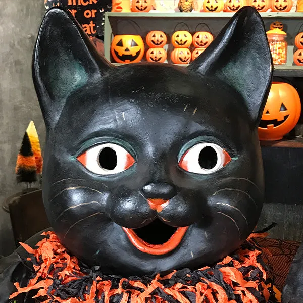 Vintage Inspired Cat Jack-o-lantern, Choose Your Style