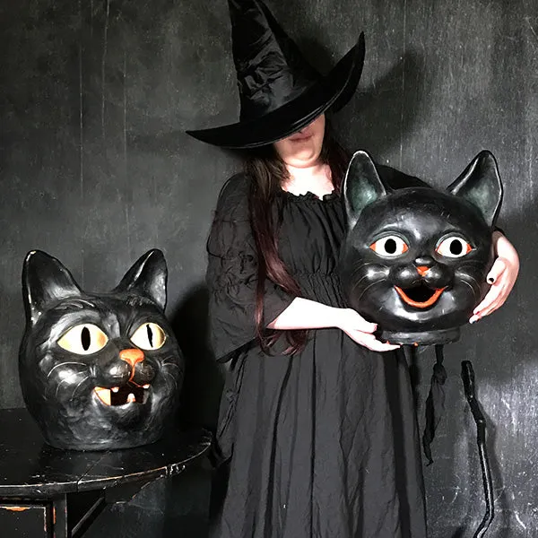 Vintage Inspired Cat Jack-o-lantern, Choose Your Style