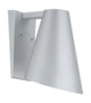 Walker LED Outdoor Wall Lantern in Silver