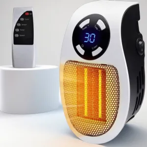 WarmEase Wall Radiator: 500W Remote Controlled